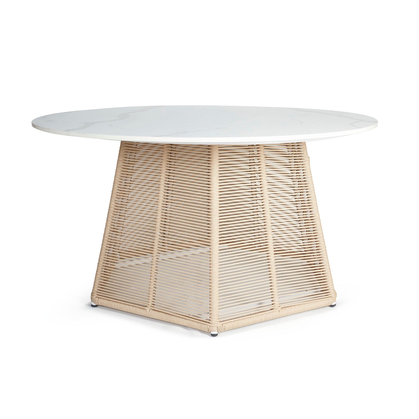 Mesa de comedor redonda '1021' Beige - Espacio Elemental