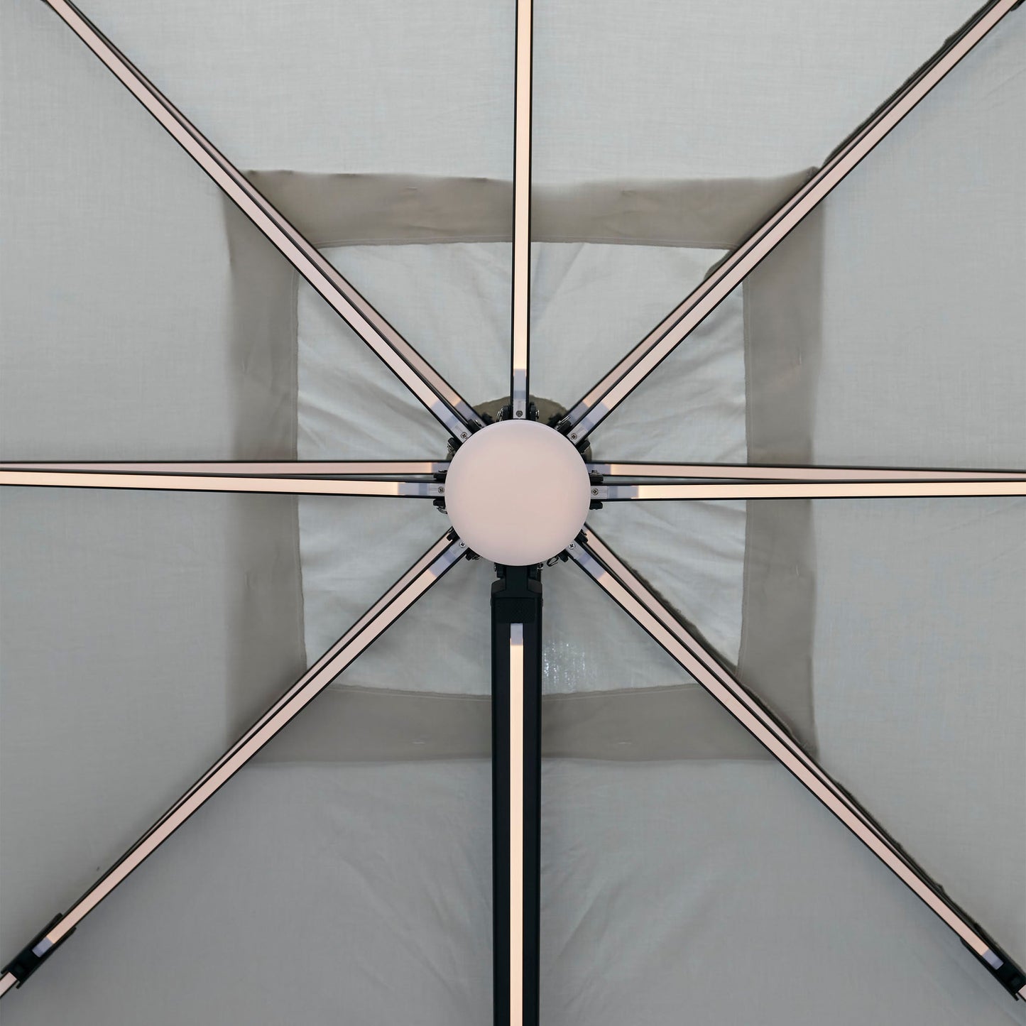 Quitasol '7040' | 3,5x3,5 LED - Espacio Elemental