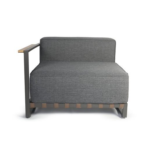 Modulo con apoyabrazo derecho '2481' Gris