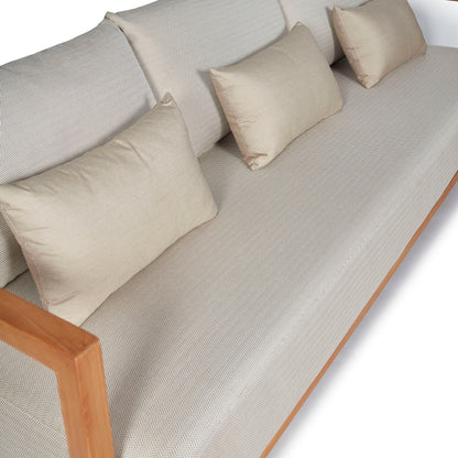 Sofá de tres cuerpos '2491' Beige