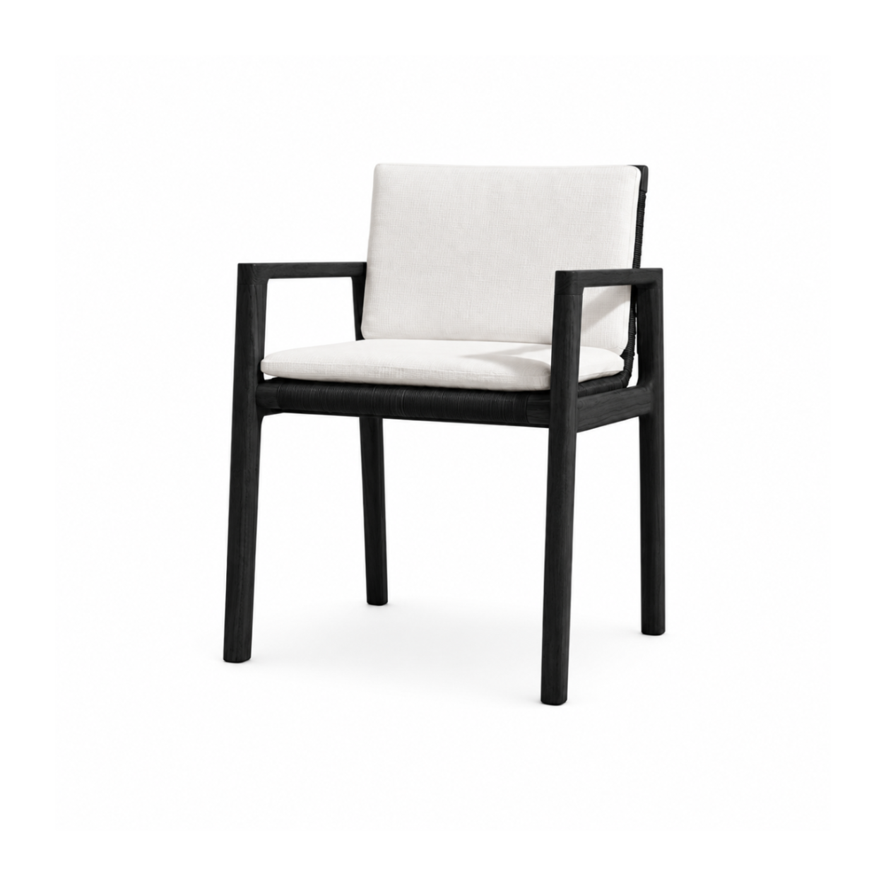 Silla Con Apoyabrazos '2496' Negra