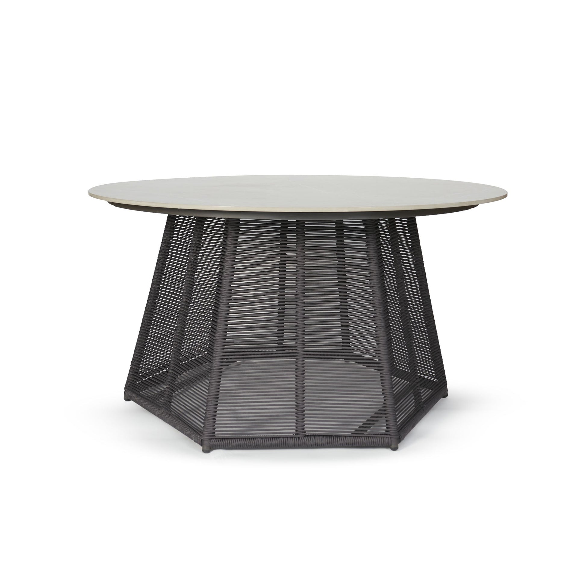 Mesa de comedor redonda '1021' Gris - Espacio Elemental