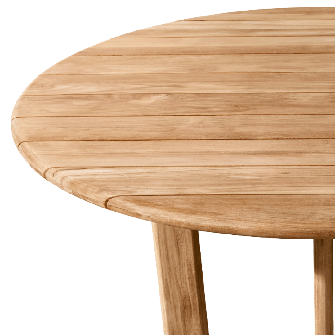 Mesa de comedor redonda '2496' Natural - Espacio Elemental