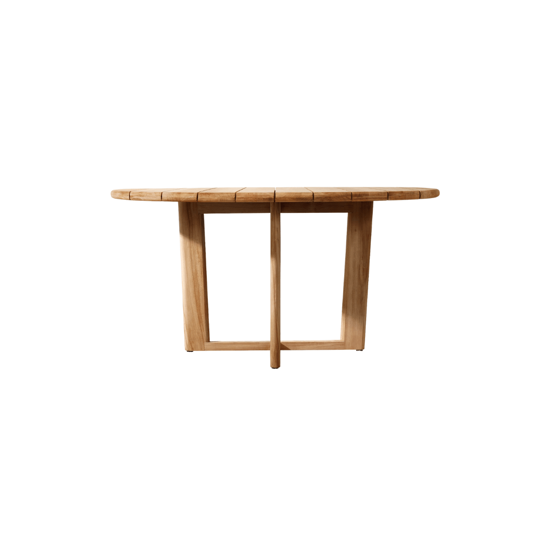 Mesa de comedor redonda '2496' Natural - Espacio Elemental