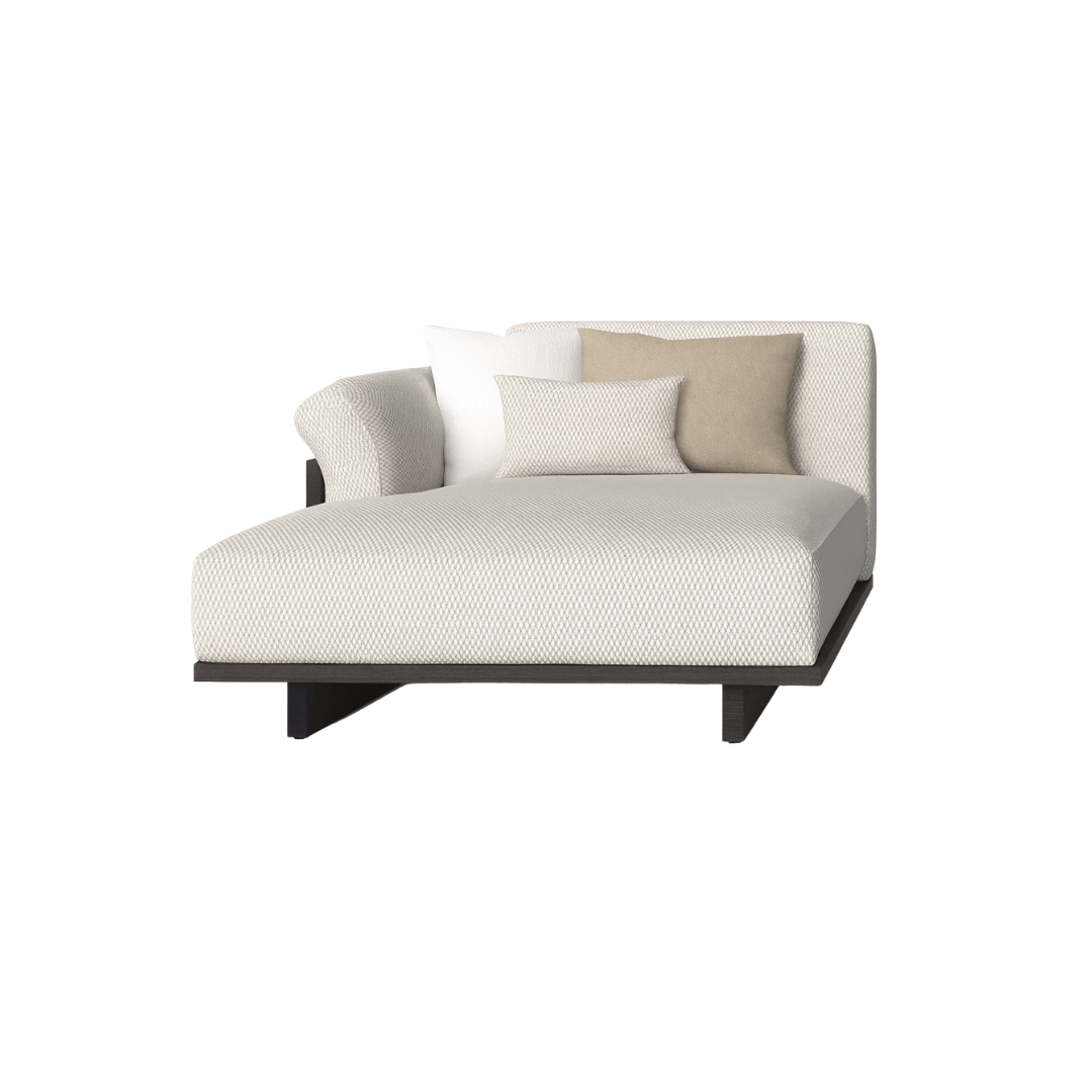 Modulo chaise longue derecho '2484' - Espacio Elemental