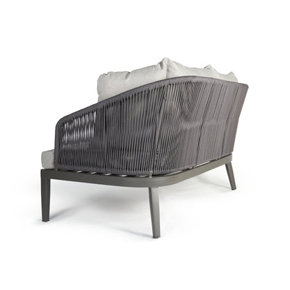Sofá de dos cuerpos '2007' Gris - Espacio Elemental