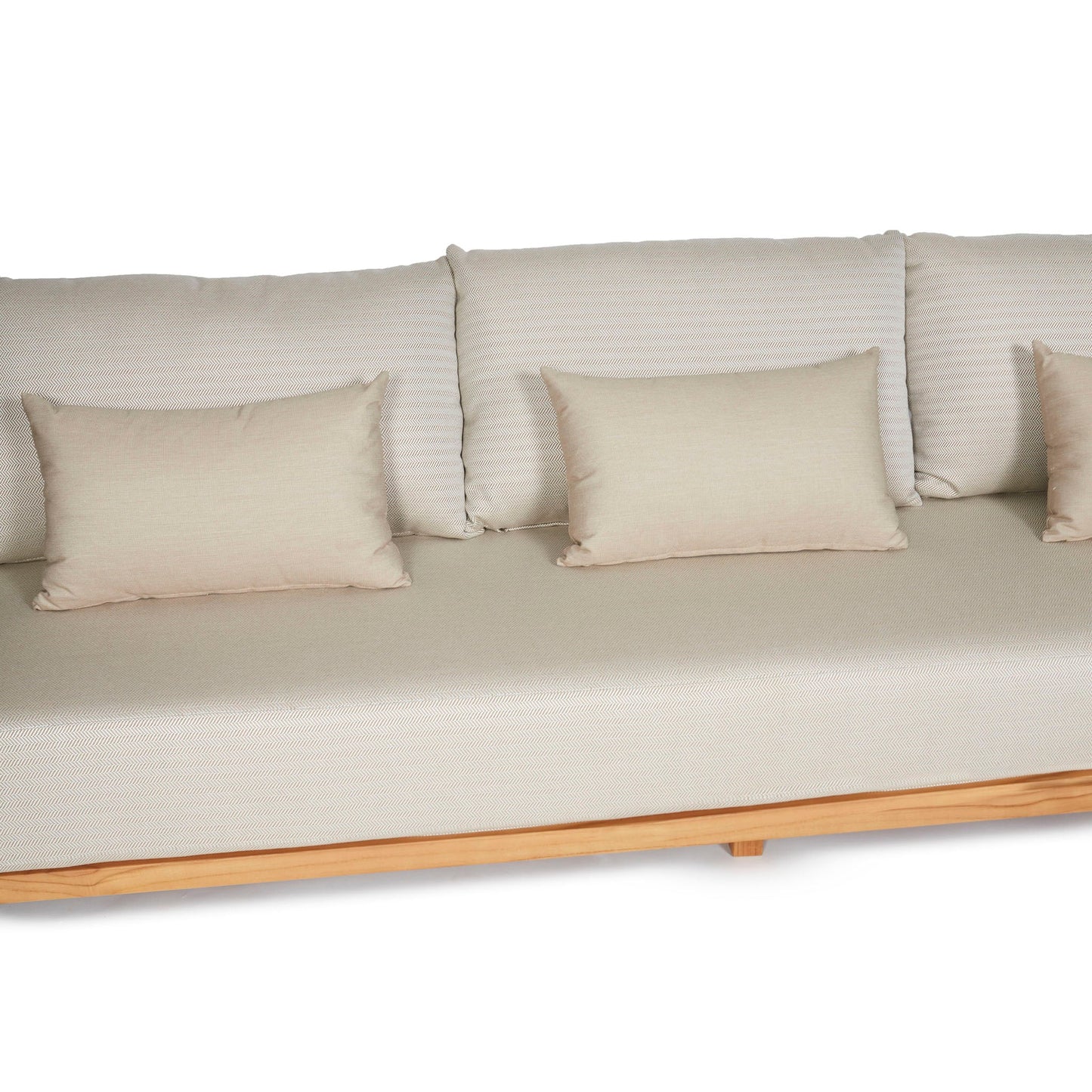 Sofá de tres cuerpos '2491' Beige - Espacio Elemental