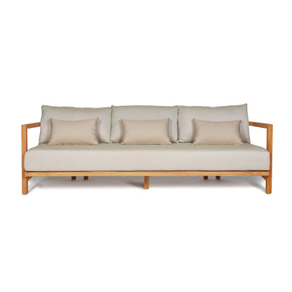 Sofá de tres cuerpos '2491' Beige - Espacio Elemental